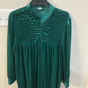 Green Housecoat size large